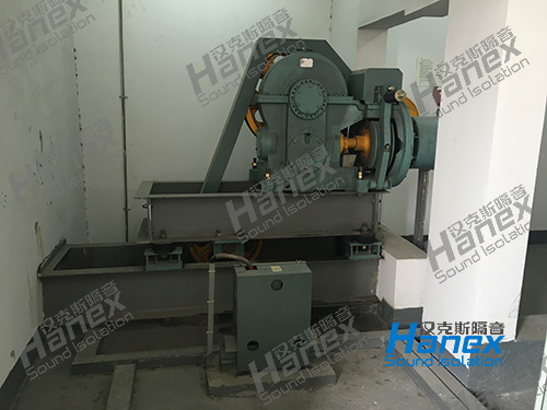 杭州贊成·太和廣場高層電梯低頻噪音治理項目現場